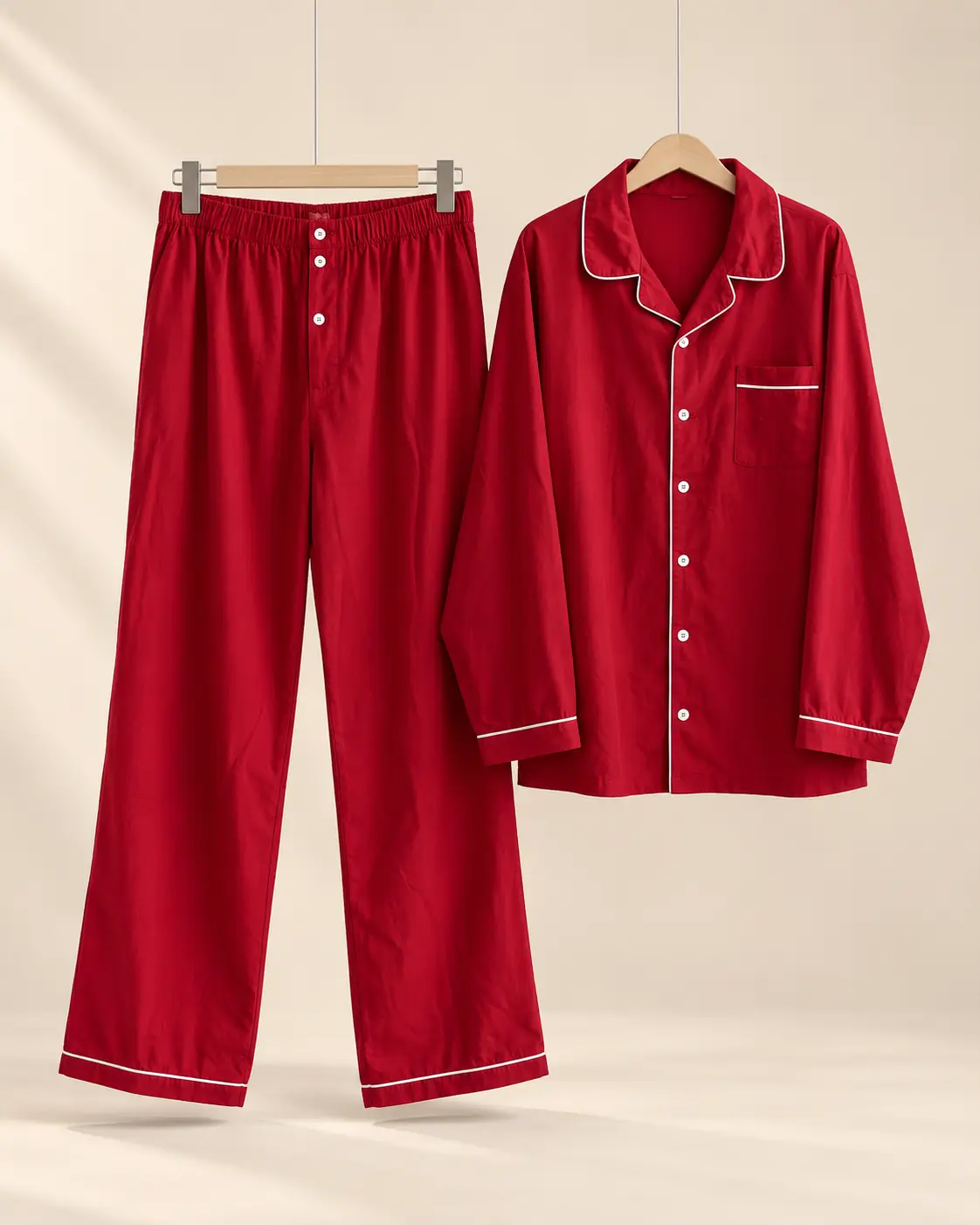Set Red Skin Red Pajama Set | Notrendo Official